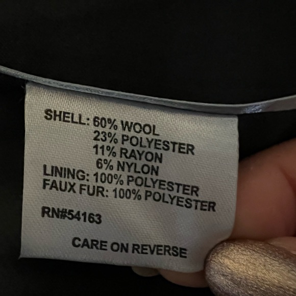 Calvin Klein classic wool coat ( Like New) - Picture 6 of 8